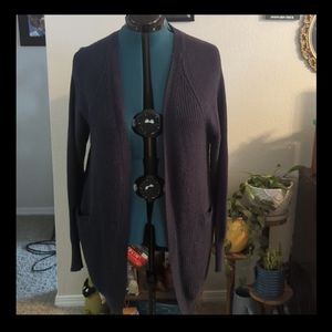 RDI XXL Navy Blue Open Front Sweater